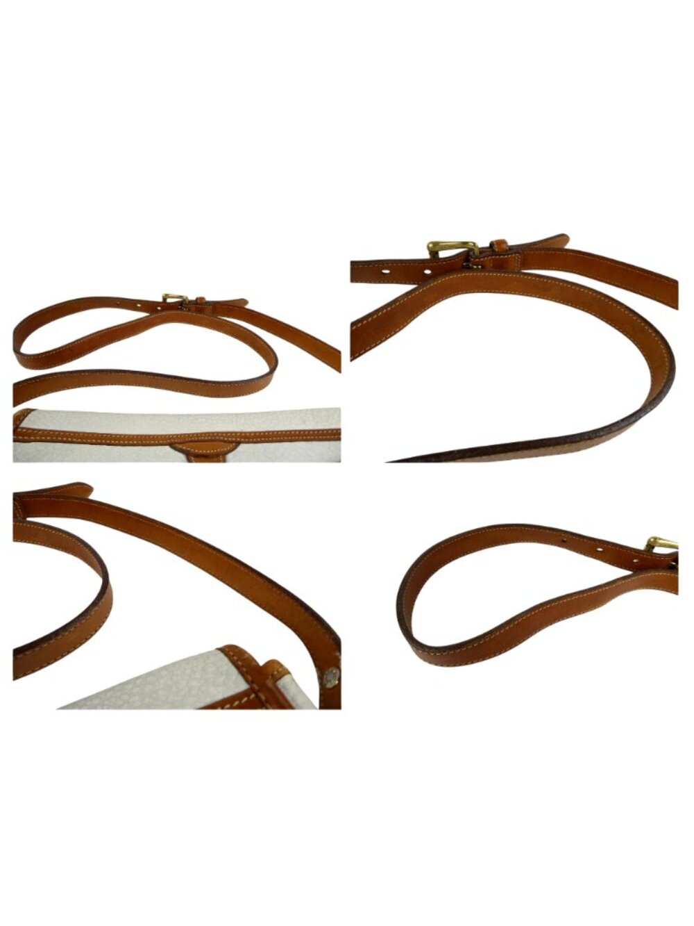Dooney & Bourke Chalk Tan Pebble Leather Crossbody - Picture 8 of 16